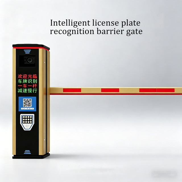 Automatic Parking Management System ANPR Barrier Gate Security License Plate Recognition Barrier Gate