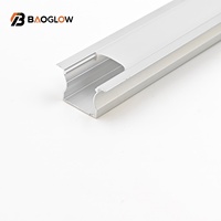 Perfil de Aluminio Anodizado de 17*14 mm y 50 mm de Ancho para Tira de LED, con Canal para LED, Tornillos y Personalización, Precio de Fábrica