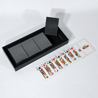 Cartes à Jouer Personnalisées Écologiques et Recyclables pour Adultes avec Boîte en Carton Pliable pour Jeux de Boissons, Conversations entre Amis, Couples et Famille