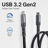 Câble USB-C vers Type-C 20V 5A 100W PD à charge rapide 3.2 Gen2 1m 2m 3m 3t 6ft 10ft pour produits électroniques