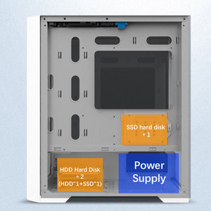 Aluminum Mid Tower Cabinet Factory OEM Tempered Glass Gaming <strong>PC</strong> <strong>Case</strong> M-ATX/ITX USB3.0 Fast Transmission with Fan Cooler - Product Image 5