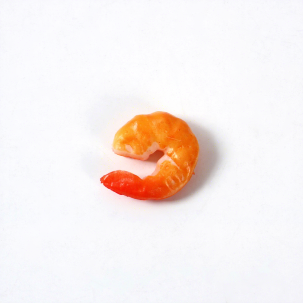 Petits aimants pour réfrigérateur en forme de crevettes