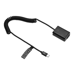 Andoer Type-C NP-FW50ดัมมี่แบตเตอรี่ DC Coupler 20W PD อะแดปเตอร์สำหรับ <span class=keywords><strong>Sony</strong></span> A7S2 A7S <span class=keywords><strong>A7</strong></span> IR Rii A7M2 - Product Image 1