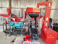 Machine à riz commerciale diesel Riz Paddy Millet Huller Riz Polisseuse avec nettoyeur et ascenseur