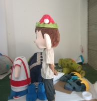 Costumes de mascotte personnalisés sur le thème de Noël, en forme d'homme en pain d'épices