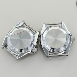 Boîtiers de montre de plongée en acier inoxydable modifiés Samurai, verre saphir pour mouvement <span class=keywords><strong>Seiko</strong></span> NH35 NH36, <span class=keywords><strong>cadran</strong></span> 28,<span class=keywords><strong>5</strong></span> mm, pièces 100 ATM - Product Image 6