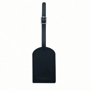 Etiquetas de Equipaje de Cuero PU de Lujo Personalizadas, Duraderas, con Protección de Privacidad, Patrón Geométrico, Logotipo y Color Personalizados para Viajes de Negocios - Product Image 1
