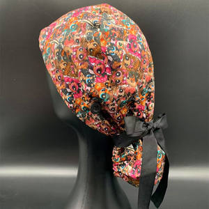 Comfortabele Verpleegstersmuts Met Schattige Stripfiguren Verpleegster Lang Haar Paardenstaartpet Medische Tandheelkundige Hoofdkleding Cartoon Verpleegstershoed - Product Image 4