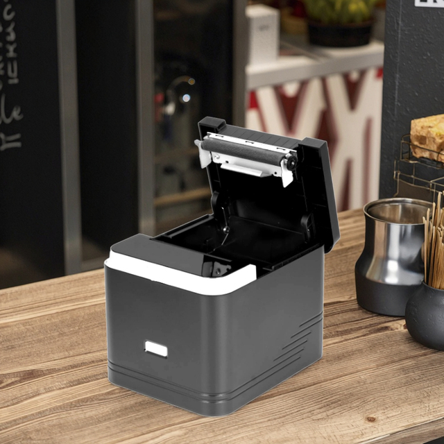 Desktop & Wall-mounted Thermal Receipt Printer 80mm POS Printer Machine 1D 2D QR Code Thermal Printer Support for Retail