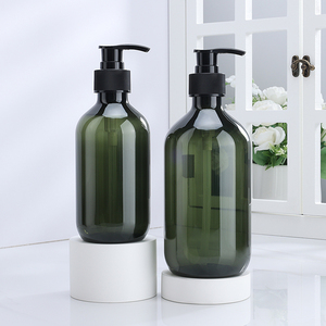 300ml <strong>500ml</strong> <strong>Plastic</strong> Body Lotion <strong>Bottle</strong> with Pump Amber Green Shampoo Packaging <strong>Bottle</strong> Empty Shampoo and Conditioner <strong>Bottles</strong> - Product Image 4