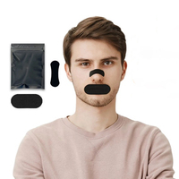 Bande nasale haute résistance Bandes nasales en soie de bambou pour le ronflement Dilatateurs nasaux ergonomiques en satin pour le sommeil et l'exercice