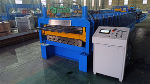 Ppgi cuộn dây mạ kẽm kim loại hai tầng Hai Lớp Hai hồ sơ ibr hình thang sóng sắt lợp máy cuộn hình thành tấm - Product Image 5