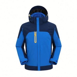 Vêtements de sport personnalisés, coupe-vent, imperméables, respirants, manteau chaud d'hiver, veste d'extérieur pour homme - Product Image 4