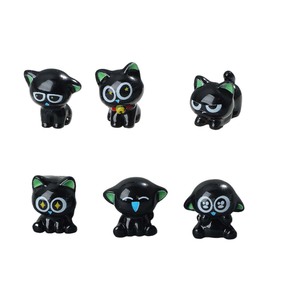 Luo Xiaohei Mini Figurine Resin Animal Cartoon <b>Toy</b> Desktop Decoration Home Ornament DIY Craft Set - Product Image 5