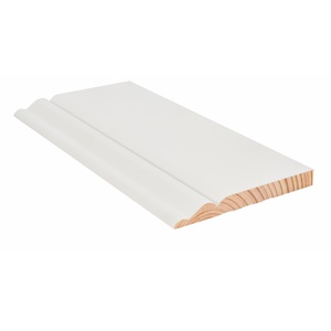 Phào chỉ và nẹp chân tường gỗ thông Radiata phủ lớp sơn trắng, chất liệu gỗ <span class=keywords><strong>MDF</strong></span>, sản xuất theo đơn đặt hàng, bán buôn giá gốc, dùng trong nhà. - Product Image 3