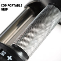Équipement de fitness, haltères réglables en acier pour salle de sport, 20-45 kg, pour musculation, personnalisables, durables, antidérapants, poignée confortable, CE
