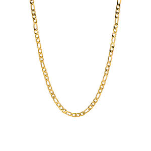 Dainty Collier minimaliste en acier inoxydable plaqué or 18K Serpent cubain étanche Trombone Chaîne à maillons sans ternissement pour <span class=keywords><strong>cadeau</strong></span> - Product Image 5