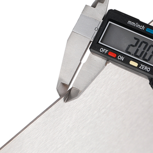 OEM Bloc à découper personnalisé de qualité alimentaire en acier inoxydable et métal pour la cuisine Planche à découper en titane pour <span class=keywords><strong>viande</strong></span>, fruits et légumes - Product Image 5