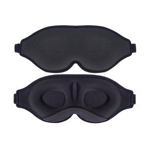 Ciglia extension viaggio Memory Foam riutilizzabile Set all'ingrosso personalizzato 3d sonno cuffie maschere per gli occhi - Product Image 6