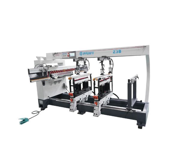 JIYU Z3B Double Line Woodworking Multi-Hole Drilling Machine with 7.5kW Motor
