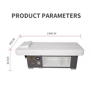 Table de massage réglable en hauteur pour salon de beauté, lit de spa pour la tête, style thaïlandais - Product Image 5