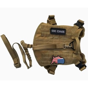 Arnés táctico ajustable para perros, tipo chaleco, con cuerda para pasear mascotas, ideal para Pastor Alemán. - Product Image 3