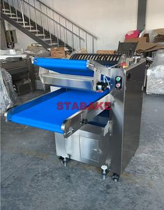 Machine <span class=keywords><strong>à</strong></span> aplatir automatique la pâte en acier inoxydable Nouveau uniforme Burger Bun <span class=keywords><strong>Pizza</strong></span> Shaper pour les boulangeries Utilise de la farine Eau Lait - Product Image 6
