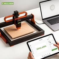 Machines de gravure laser à spot compressé 10W avancées, outil de gravure rotatif, imprimante de découpe efficace pour cylindres, contreplaqué et tasses