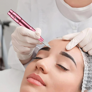 Kit de stylo de microblading sans fil avec logo personnalisé et lames jetables en acier inoxydable pour PMU - Product Image 5