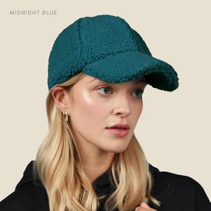 Sherpa Baseball <b>Cap</b> Unisex Fleece Adjustable <b>Winter</b> Hat for Outdoor Use - Product Image 5