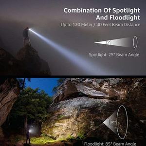 Lampe frontale LED rechargeable Ni-MH personnalisable en gros, directement de l'usine - Intensité réglable, bandeau ajustable, lumineuse - Product Image 5