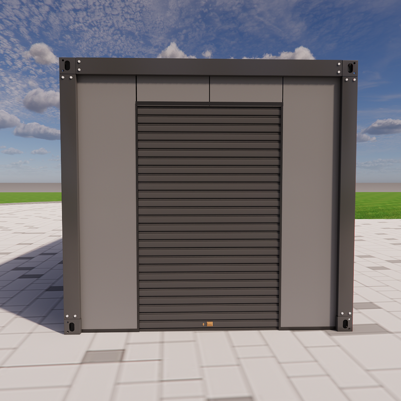 Warehouse Prefabricated Foldable Extended Garage Steel