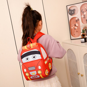 Nuevo 3D dibujos animados policía coche ambulancia jardín de infantes estudiante escuela Backbag para niños <span class=keywords><strong>mochila</strong></span> bolsas - Product Image 4