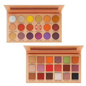 Palette de fards à paupières 18 couleurs haute pigmentation, neutres, nacrés, mats, scintillants et pailletés fins, <span class=keywords><strong>maquillage</strong></span> multicolore pour les yeux - Product Image 5