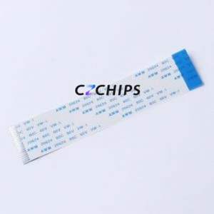 FC-1.0A-20P-100mm FFC Cable (Flexible Flat Cable) P=1mm Connector 20P 1mm 0.3mm Reverse - Product Image 1