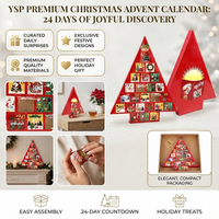Boîte surprise personnalisée en forme de sapin de Noël rouge avec fenêtre perforée pour cadeau de Noël