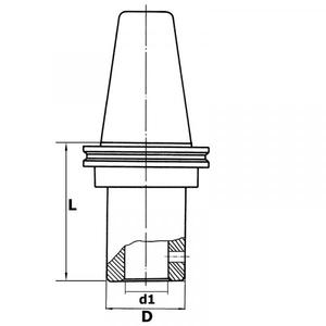 Fervi-4/12A50ที่ยึดเครื่องมือเชื่อมแบบด้าม8012667193126 DIN 69871/A - EAN อุปกรณ์เสริมเครื่องมือไฟฟ้าสำหรับการฝึกซ้อม - Product Image 2