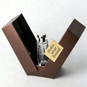Emballage personnalisé avec logo pour cosmétiques de luxe, boîtes cadeaux magnétiques en or pour cosmétiques, emballage pour parfums - Product Image 4