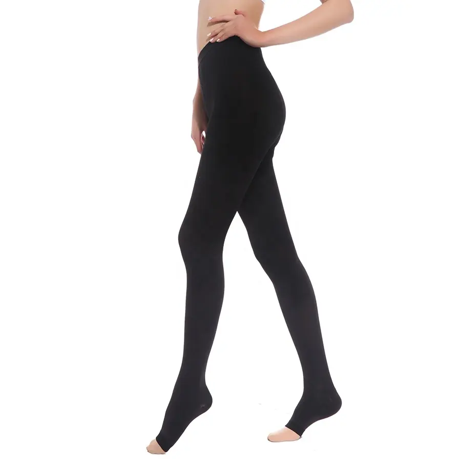 Factory 20-30mmhg collant in Spandex calze a vita alta collant a compressione medica Leggings donna