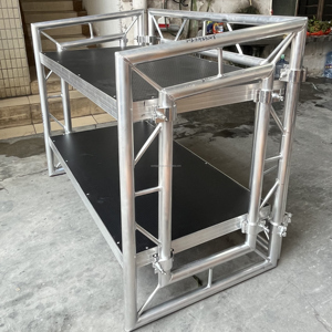 Bàn DJ di động bằng hợp kim nhôm, có thể điều chỉnh chiều cao, dùng cho biểu diễn sân khấu, sự kiện âm nhạc, hòa nhạc, câu lạc bộ đêm, màn hình giàn giáo - Product Image 3