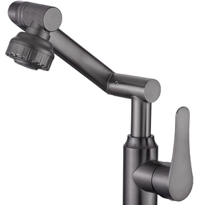 <span class=keywords><strong>Robinet</strong></span> de lavabo moderne pivotant <span class=keywords><strong>à</strong></span> 1080 ° avec 2 modes de sortie d'eau <span class=keywords><strong>Robinet</strong></span> mitigeur chaud et froid <span class=keywords><strong>Robinet</strong></span> de lavabo <span class=keywords><strong>à</strong></span> extension <span class=keywords><strong>rotative</strong></span> <span class=keywords><strong>à</strong></span> bras mécanique - Product Image 1