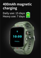 Reloj inteligente para hombre, reloj deportivo de 400mAh, reloj inteligente con llamada inalámbrica, resistente al agua IP68, relojes con linterna LED para mujer, Android IOS