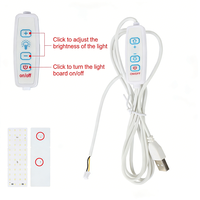 Panel de Luz Nocturna LED, Retroiluminación para Fotos de Litofania, Fuente de Luz de 5V, PCB con Regulación de Intensidad, Accesorios para Impresora 3D