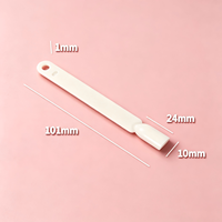 50 pièces de palettes de présentation transparentes naturelles pour faux ongles, nuancier de couleurs pour vernis à ongles acrylique DIY, pour l'affichage des couleurs en salon et la démonstration artistique