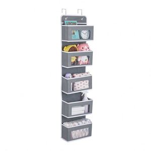 Closet Storage Organization Multi-functional Wall Space-saving 5-Layer Hanging Non-Woven Fabric Storage Bags Clothing Wardrobe - Product Image 3