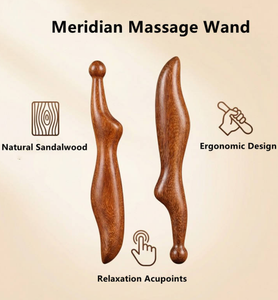Barra de Masaje de Sándalo para Acupresión en Rostro, Piernas, Brazos, Manos, Pies, Espalda y Cuerpo Completo - Product Image 3