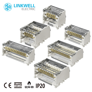 Bloc de jonction 100A à visser, à clipser, certifié CE, à faible consommation d'énergie, pour montage <span class=keywords><strong>sur</strong></span> <span class=keywords><strong>rail</strong></span> <span class=keywords><strong>DIN</strong></span>, pour communication réseau industrielle - Product Image 6