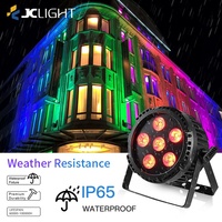 Batería al aire libre Powered Led Par Light 6x18W Rgbwa UV 6in1 Parled IP65 Uplights inalámbricos para fiesta de boda