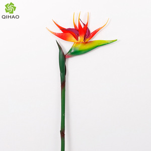 QIHAO Flores Artificiales de Ave del Paraíso de 78 cm, Plástico Suave, Alta Simulación, Decoración del Hogar, Accesorios para Bodas - Product Image 3