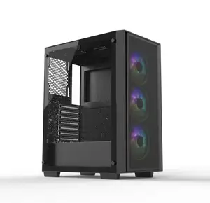 Mid Tower Computer Chassis Desktop 240 Water Cooled Side TG Transparent Case Gaming Atx Pc Chassis Computer Case